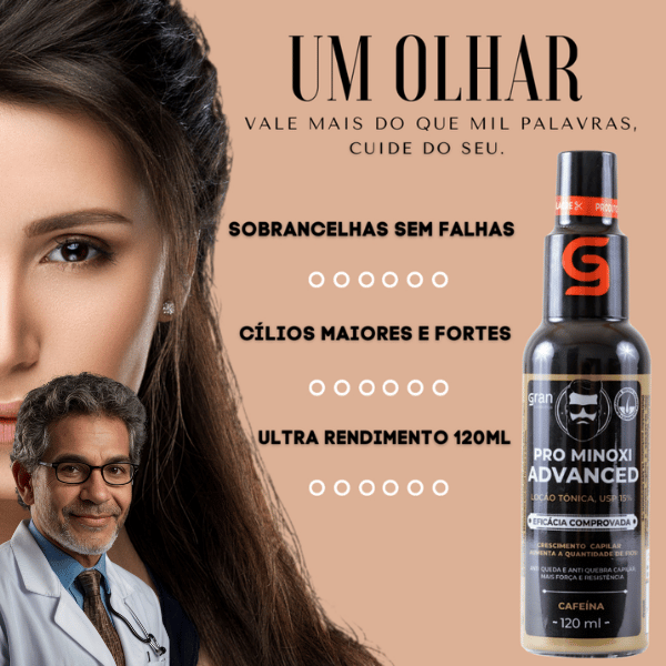 💥 Kit 3 Pro Minoxi Advanced 120ml – O Tratamento Mais Potente para Cabelos, Barba e Sobrancelhas! 💥