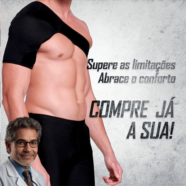 Ombreira Ortopédica Suporte Ombro Neoprene Tensor
