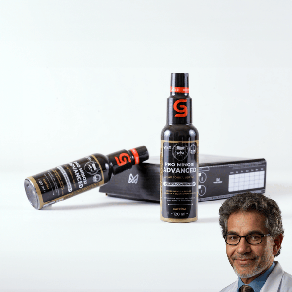 Kit 2 Pro Minoxi Advanced Serum de Crescimento + Escovinha Estimuladora Para Sobrancelha