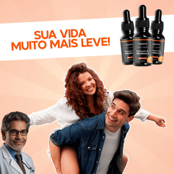 Óleo Vegetal Semente de Abóbora 100% Puro 30ml Lapace Imunidade e Cabelo Super Resultado