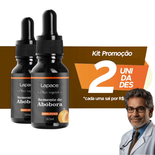 Óleo Vegetal Semente de Abóbora 100% Puro 30ml Lapace Imunidade e Cabelo Super Resultado