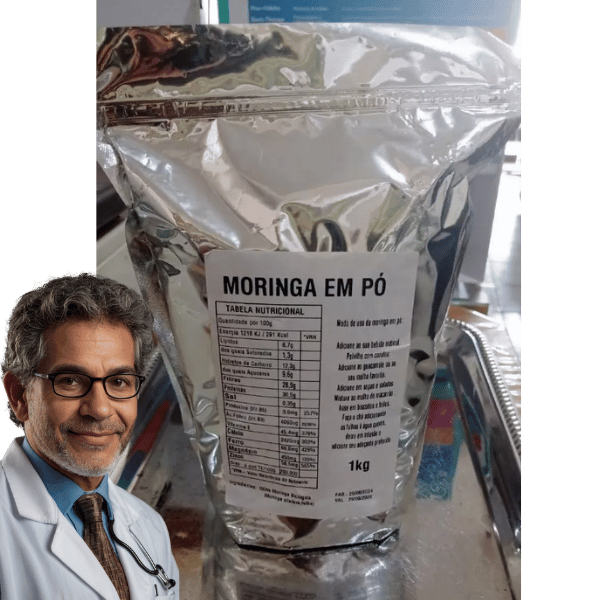 Moringa em Pó 100% Pura - Potência Natural para sua Saúde 🌿