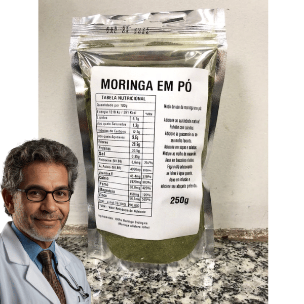 Moringa em Pó 100% Pura - Potência Natural para sua Saúde 🌿