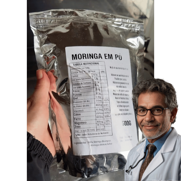 Moringa em Pó 100% Pura - Potência Natural para sua Saúde 🌿