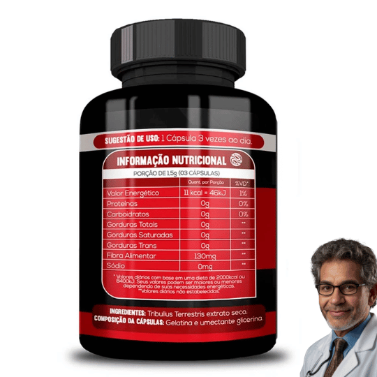 Super Kit Feno Grego + Tribus + Maca Peruana Negra + Ashwaganda 120 Capsulas - Bionutri