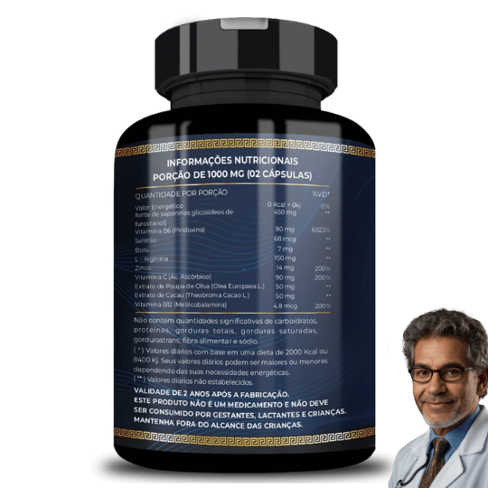 Super Kit Feno Grego + Tribus + Maca Peruana Negra + Ashwaganda 120 Capsulas - Bionutri