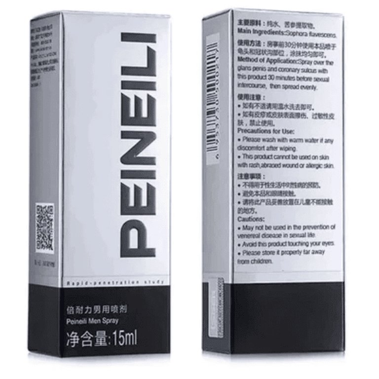 Spray Peineili Precoce Único Selo Original Capacidade de 15ML
