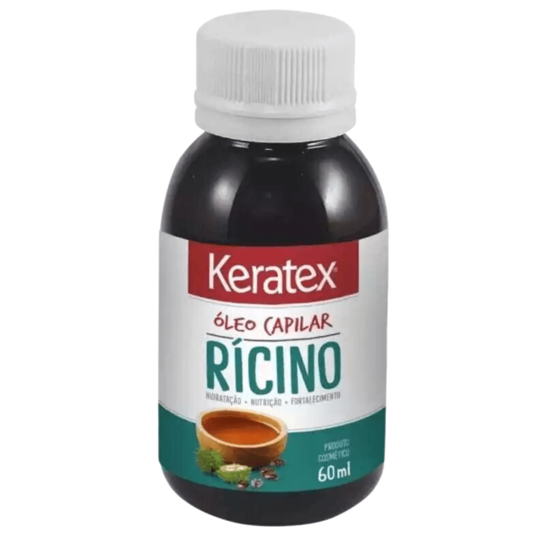 Kit Óleo Capilar Keratex: Rícino + Coco + Alecrim (60ml)