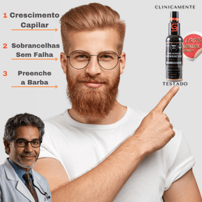 💥 Kit 3 Pro Minoxi Advanced 120ml – O Tratamento Mais Potente para Cabelos, Barba e Sobrancelhas! 💥