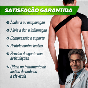 Ombreira Ortopédica Suporte Ombro Neoprene Tensor