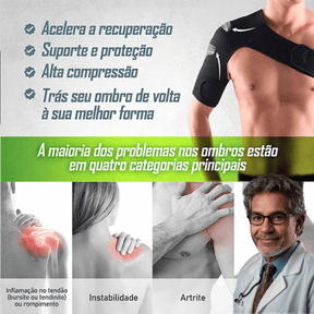 Ombreira Ortopédica Suporte Ombro Neoprene Tensor