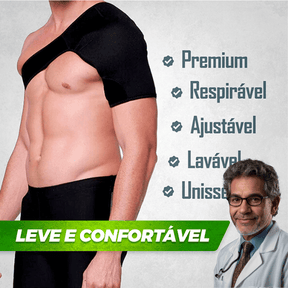 Ombreira Ortopédica Suporte Ombro Neoprene Tensor