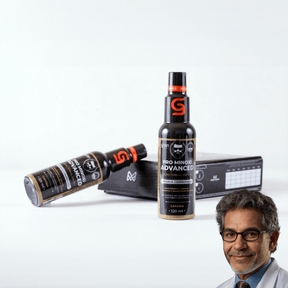 Kit 2 Pro Minoxi Advanced Serum de Crescimento + Escovinha Estimuladora Para Sobrancelha