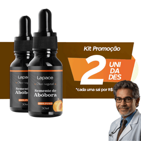 Óleo Vegetal Semente de Abóbora 100% Puro 30ml Lapace Imunidade e Cabelo Super Resultado