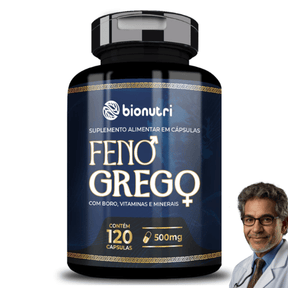 Super Kit Feno Grego + Tribus + Maca Peruana Negra + Ashwaganda 120 Capsulas - Bionutri