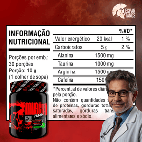 Kit 2x Pré Treino Muscle Pump 300g + Shaker - Espartanos Suplemento em Pó Premium Direto de fábrica.