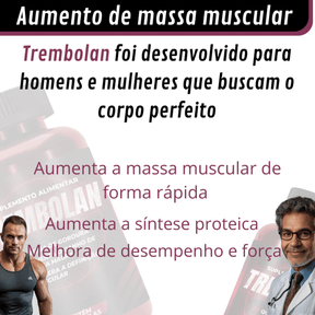 Suplemento TREM-MASS - Melhor que whey creatina pre treino suplemntos muscular academia peso