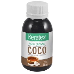Kit Óleo Capilar Keratex: Rícino + Coco + Alecrim (60ml)