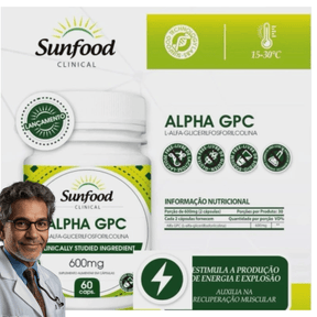 Alpha GPC 600mg - Potencialize Sua Mente e Seu Desempenho Cognitivo 🧠✨